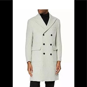 Clearance: FIND. Men's Double Breasted Overcoat MED (around 38R slim fit)